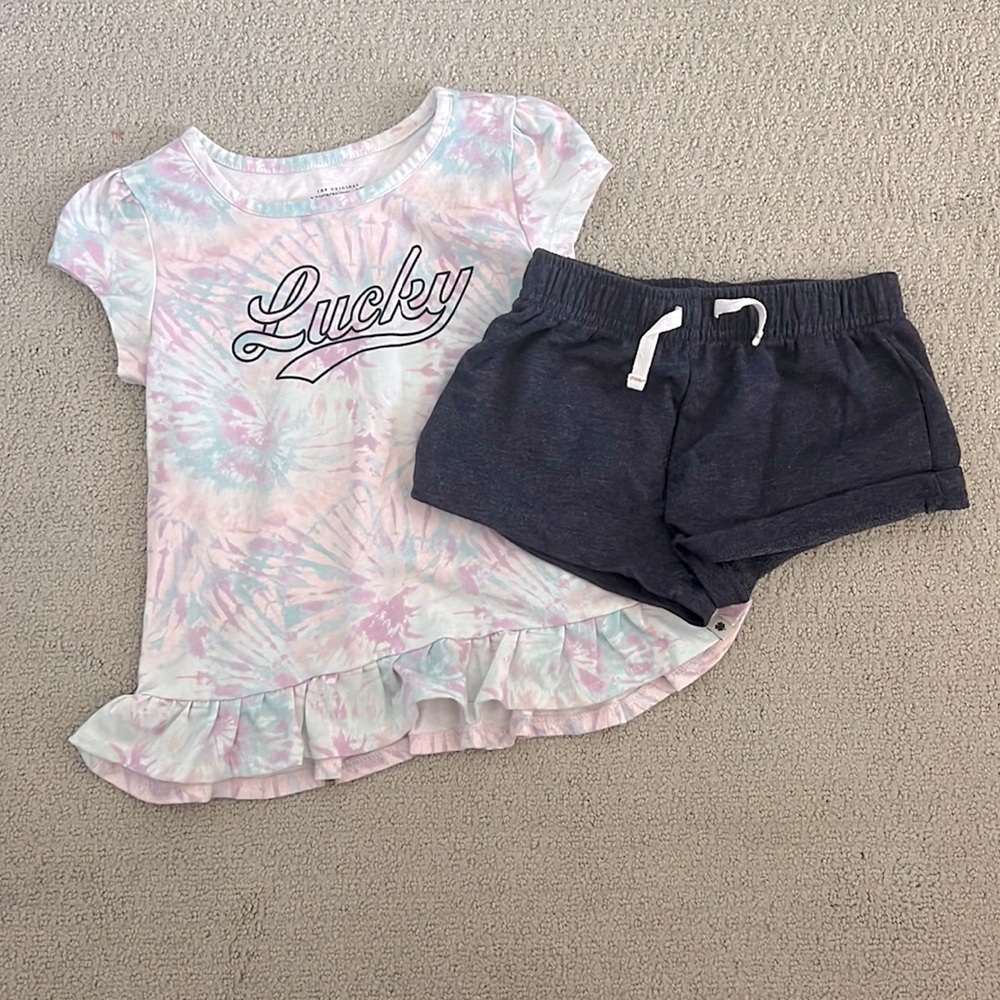 Lucky brand T-shirt and shorts set